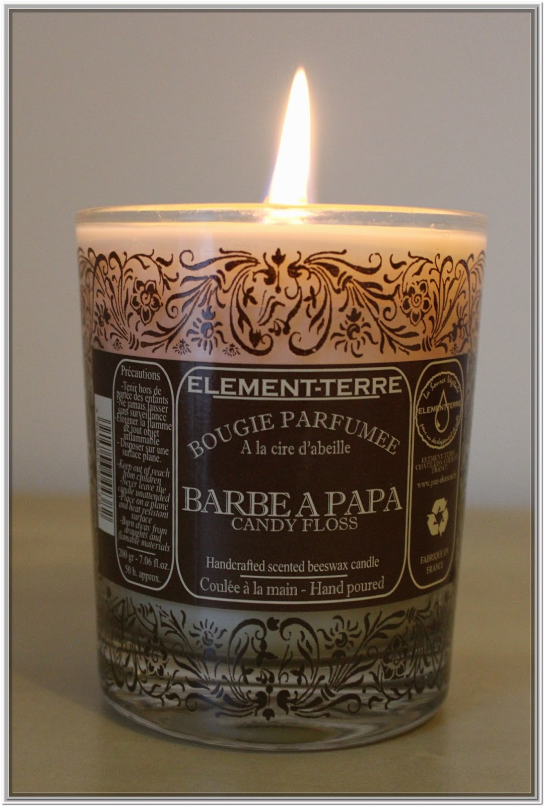 Bougie Barbe à papa de Element-Terre