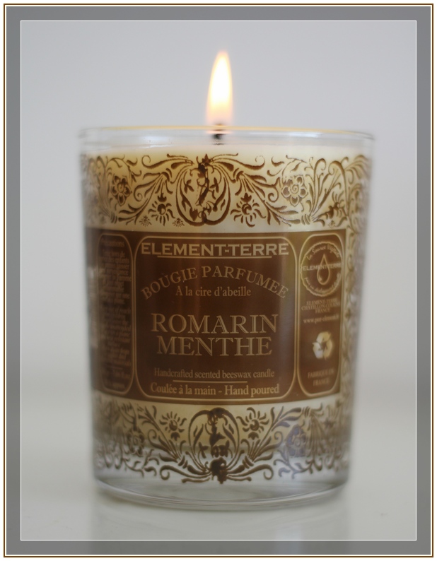  Bougie Romarin Menthe - Element-Terre 