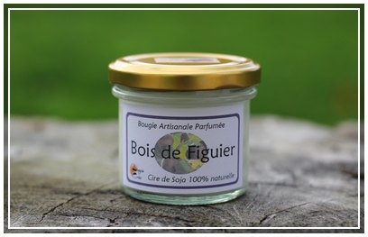   Bougie bois de figuier - BougieCréa 1 