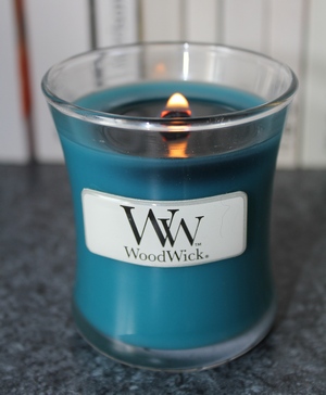 Bougie   Gouttes de rosée de Woodwick   