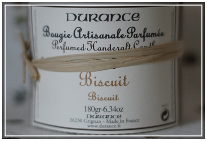  Bougie Biscuit de Durance 