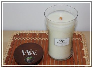   Bougie Linen de Woodwick 2 