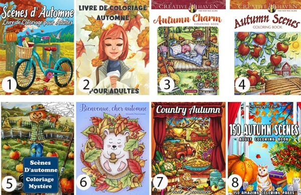 Sélection de Livre de coloriage thème Automne